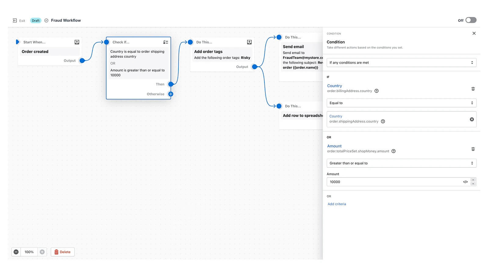 Shopify Flow Ecommerce Integration Platform