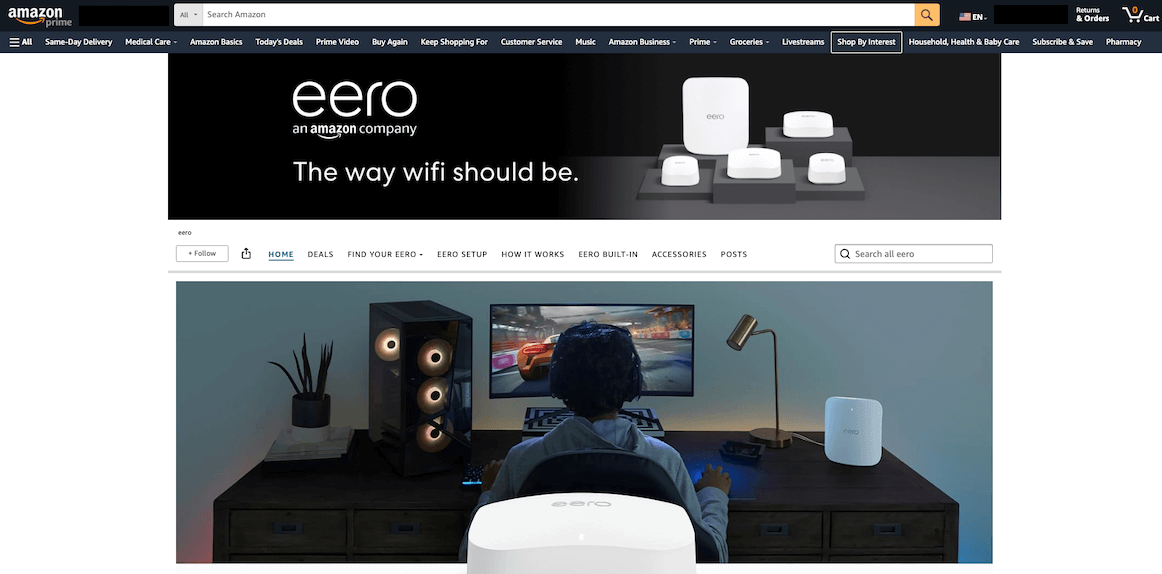 Amazon Brand Store Eero